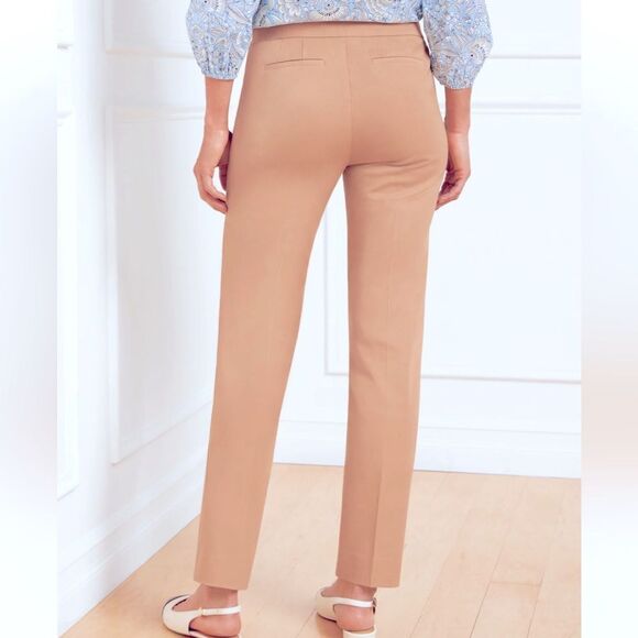 Talbots khaki Chatham slim ankle pant in excellent condition size 4P - Picture 10 of 12